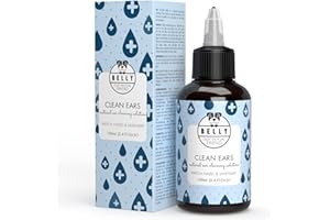 BELLY OUR MUTUAL FRIEND Belly Limpiador Oidos Perros con Aloe Vera y Caléndula, 100ml - Limpia Orejas Perros sin Fragancias Añadidas - Limpiador Otico Perros, Protege Las Orejas - Limpiador Orejas Perros con pH Equilibrado
