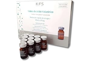 KFS Professional Viales Ácido Hialurónico Efecto relleno y tensor Antienvejecimiento.10 u x 5 ml Efecto Flash | No inyectable |