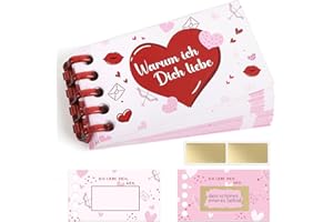 PAIVSUN Valentinstag Liebes Geschenk Rubbelkarten für ihn sie,Valentinstag Romantisches Geschenk Rubbellos für ihn sie,Jahrestag Geschenk für Männer Frauen,Ich Liebe Dich Geschenke für Freund Freundin