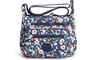 outer treasure Womens Large Crossbody Bag,Shoulder Bag with Wide Strap and Multipurpose Shoulder Nylon Crossbody Bags for Women