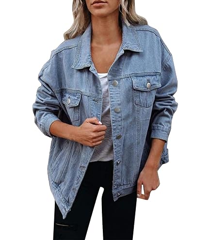 BOLF Uomo Giacca Di Jeans Di Transizione Mezza Stagione Da Camionista Sherpa Foderata Calda Denim Vintage Classico Street Style 1159 Nero M 4d4 129614328