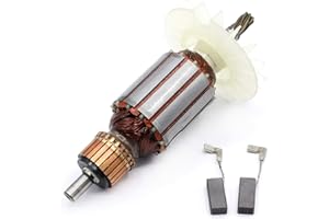 HOBBYPOWER24 Rotor Anker Runner Moteur + Balais de Charbon avec Ventilateur pour Bosch GBH 2-28, GBH 2-28 D, GBH 2-28 DV, GBH 2-28 DFV, GBH 2-28 DFV, GBH 2-28 F