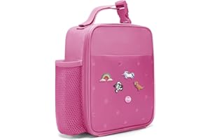 AOTM Isolierte Lunchtasche Kinder, DIY-Exklusive Lunchbox Tasche Jungen Mädchen, Tragbar Wasserdicht Kleine Kühltasche, Thermische Lunch Tasche für Schule/Picknick/Unterwegs