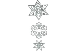 DECO 79 DECO La Little - Fiocchi di neve - Fustella, Acciaio