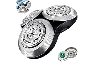 TELAOBAN Kompletter Ersatzrasierkopf für Philips Series 9000, Sh90 Ersatzscherkopf FüR Rasierer Serie 9000, SH90 Scherkopf Kompatibel mit Series 9000, Serie 9000 S9911 S9731 S9711 S9511 S9111 S9031 S9988
