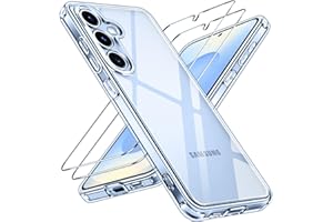 ivoler Funda para Samsung Galaxy S25 5G, [Protección Militar] Carcasa Protectora Antigolpes Transparente Anti-Choques Bumper Case - Claro