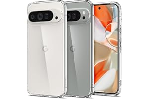 Spigen Ultra Hybrid Coque Compatible avec Google Pixel 9 Pro XL [Clarté Longue durée] - Transparent