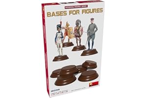 MiniArt 16039 Socle pour Figurine 1:16 (6) - Reproduction fidèle, modèle réduit, kit Plastique, Bricolage, Loisirs créatifs, Collage, kit modèle, à Assembler, Non Peint