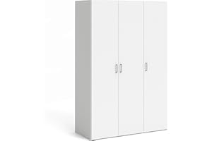 Furniture To Go Space Wardrobe with 3 doors White, Wood