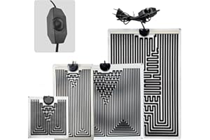 EWENYS - Tappetino riscaldante per terrario con regolatore di temperatura, per rettili, tartarughe, serpenti, lucertole, gechi, ragni, bruchi, tappetino riscaldante per tartarughe in acquario (14 W
