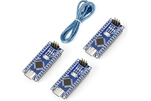 ELEGOO Pre-soldered NANO Board with Headers USB C Compatible with Arduino