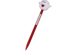 ‎PALADONE Paladone Super Mario Stift mit Boo Ghost Topper – Offiziell lizenziertes Nintendo Merchandise
