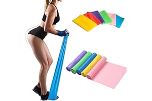 OKAYMOBILE Yoga Bänder 3er-Set, Fitnessbänder, Gymnastikband Ideal für Yoga, Pilates, Krafttraining, Physiotherapie 1,5m Lang, Widerstandsbänder für Männer Frauen