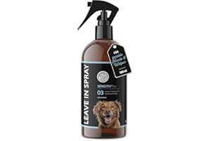 ‎ANNIMALLY Annimally Sensitiv Plus Leave-In Spray - Natürliche Kämmhilfe & Glanzspray für sensible Hunde & Welpen, ph-neutrales Kämmspray, ohne Silikone, Parabene & künstliche Duftstoffe - 500 ml