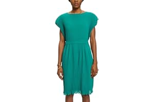 Esprit Collection Ärmelloses Plisseekleid, LENZING™ ECOVERO™