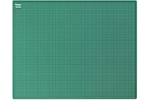 MONAL A1 A2 A3 A4 A5 Size Cutting Mat Non-Slip Cutting Board with Surface for Arts & Crafts Easy Guided Line Knife Cuts for Paper, Card, Fabric, Plastic for Professional Cutting Green (A1)