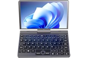 KINGNOVYPC 8 Inch Mini Laptop Windows 11, 2 in 1 Touch IPS Screen Micro PC, 12th Gen Intel N100, 12G DDR5 RAM 2TB SSD Little Computer, Gaming Notebook Tablet with Stylus, WiFi6 BT5.2