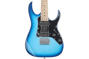 Ibanez GRGM21M-WNS GIO RG Mikro Series - Guitarra eléctrica, color azul