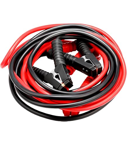 CARALL Câbles De Démarrage Voiture 2000A 35 Mm² X 2,5 M – Pinces Isolées, Pour Voitures, Camions Jusqu'à 5000 Cc