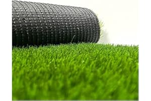 Mugar- Césped Artificial Modelo Lisboa de 40mm. Realista, hebras de Varios Tonos, Agradable al Tacto, mínimo Mantenimiento. Rollos de 2 Metros de Ancho y Varias Longitudes. (Césped 40mm, 2x2m)