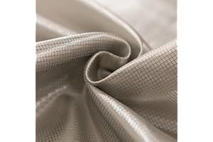 KSQP Strahlenschutz Abschirmgewebe Anti-Strahlung Decke EMF-Decke Faraday-Stoff Signal Block-Leitendes Gewebe Absorbiert EMF EMI für Smart Meter RF Blocking mit Leitfähigem Tuch,silver-1x1.1m