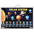 Solar System Early Learning Educational Chart for Kids | 20"X30" inch |Non-Tearable and Waterproof | Double Sided Laminated | Perfect for Homeschooling, Kindergarten and Nursery Students