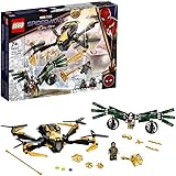 LEGO® Marvel Bojowy dron Spider-Mana 76195 — zestaw konstrukcyjny; zestaw ze Spider-Manem, Sępem i dronem; świetny prezent dl