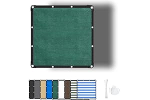 ZHhan Garden Sun Screen Fabric Shade Net Outdoor Fence Netting Screening, Backyard, Patio, Balcony, Includes Cable Ties 8 Days Delivered 9 Colors 195 Sizes