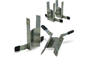 MARKISO Klemmsicherung Rollladen-Sicherung Fenstersicherung, 4 Stück (2 Paar)