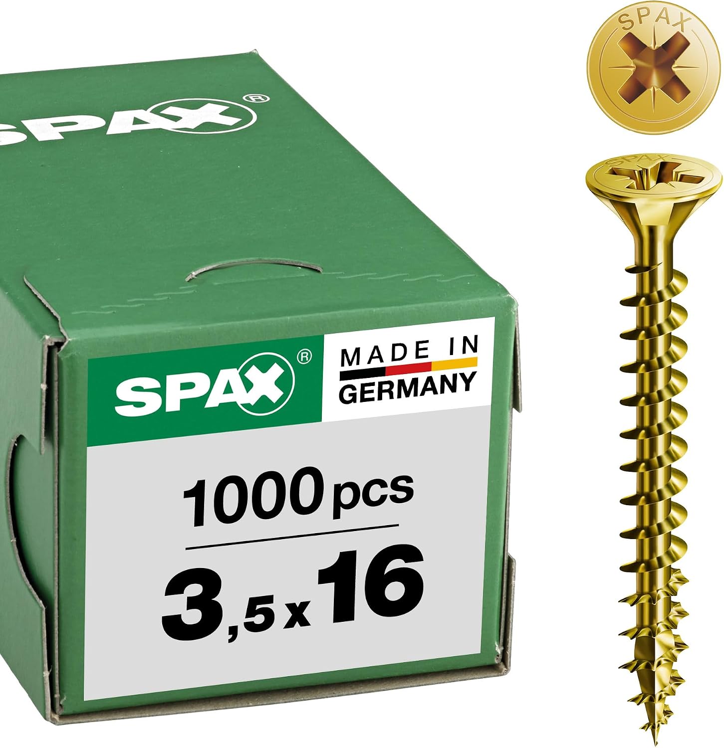 Spax M26222 - Tornillo abc spax-s 3.5x16 cabeza abellanada bricomatado