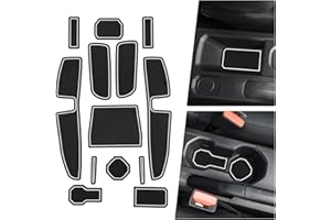 BIBIBO Rubber Mats Non-Slip Mats Compatible with Dacia Sandero 3 / Sandero Stepway III 2021-2024, Rubber Car Mats, Car Mats Accessories, Non-Slip Mat, Storage Box Non-Slip Mats