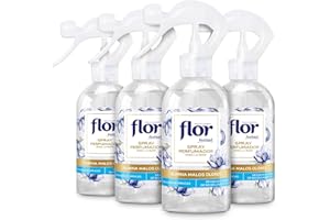 Flor Instant Perfume para la ropa, fragancia azul - pack de 4