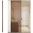 Wall Partition Room Divider Floor to Ceiling Wooden Slats - Screen Partition Post Living Room Simple Modern Entrance Restaurant Office Hollow Decor Column (Color : Wood 1Pc, Size : 240cm/94.4in/7.87