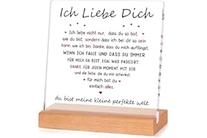 ‎JURATAR Ich Liebe Dich Geschenke für Frauen Männer, Hochzeitstag Geschenk für Brautpaar, Jahrestag Geschenk für Ihn Sie, Partner Geschenke, Liebes Geschenk für Ihn Sie