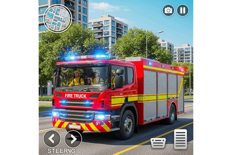 Feuerwehr-Einsatzsimulator – Feuerwehrfahrzeuge fahren