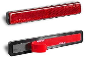 polarmotor catadioptrico moto homologado E4 catadrioptico 108 x 18 x 10 mm,Reflector para motocicleta 2 unidades