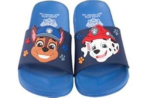 United Labels Pat' Patrouille Chase et Marshall Sandales de bain antidérapantes pour garçon Bleu