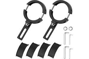 LIANGREN 38–60mm Motorrad-Scheinwerferhalterung Halterungen, 2 Stück Verstellbare Motorrad-Lichthalterung, Universelle Halterungen für Motorrad-Scheinwerfer