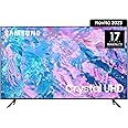 SAMSUNG Crystal UHD UE55CU7190UXZT, Smart TV 55" Serie CU7000, Crystal UHD 4K, BLACK , 2023, DVB-T2