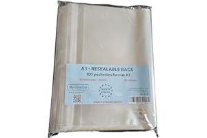 DALTON MANOR Pochettes Plastifiées A3 - Pack de 100