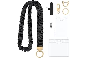 Uniclife Scrunchie Lanyard, söta nyckelband för ID-kort, lärarsnodd med ID-korthållare, stretchiga snoddar för lärare och kvi