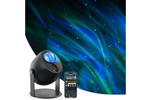 Govee Proiettore Stelle Soffitto LED, RGBW Proiettore Cielo Stellato con 52+ Scene, 18 Rumori Bianchi, Luce Galassia Soffitto Alexa Matter Compatibile, Timer Luce Notturna Bambini per Camera da Letto