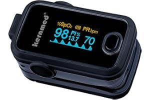 Kernmed Pulsoximeter A310 schwarz +Alarm+Pulston+Perfusionsindex +Zubehör