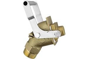 BISupply 2 Inch Drum Valve - Brass Gate Valve Drum Bung Valve Barrel Valve 2 Inch Bung Valve for 2000 SSU Viscous Liquid