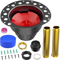 Freestanding Bathtub Drain Rough-in Kit - PVC & Brass Floor Mount Drain Assembly