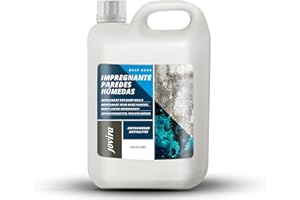 JOVIRA PINTURAS Trattamento Pareti Umidi. Primer sigillante incolore a base d'acqua. Previene l'umidità nei muri per problemi di capillarità. (2 Litri, Incoloro, Anti-Umidità)