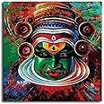 TULIP N TURTLE Kathakali Diy Acrylic Paint By Number Kit For Adults Kids Beginner Number Painting Kit Diy Canvas Painting By Number Wall Decoration Diy Painting Kit For Adults, Multicolor