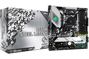 Asrock B550M Steel Legend AMD B550 Emplacement AM4 micro ATX