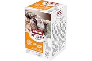 ANIMONDA INTEGRA PROTECT INTEGRA PROTECT karma dla kotów mokra renal (nerki) mieszanka (6 x 100 g), zalecana przez weterynarza w przypadku niewydolności nerek, opracowana przez weterynarzy karma uzupełniająca dla dorosłych