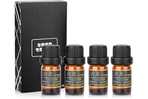 Kwak's Solarny wkład do odświeżacza powietrza samochodowego, solarny olejek eteryczny, do odświeżaczy powietrza samochodowego (4 boty) (Gulong)